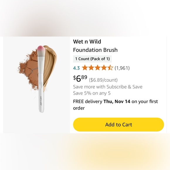 2/10$ NWT Set of 3 brushes (wet n wild) contour, concealer and eyeshadow brush - Picture 7 of 9